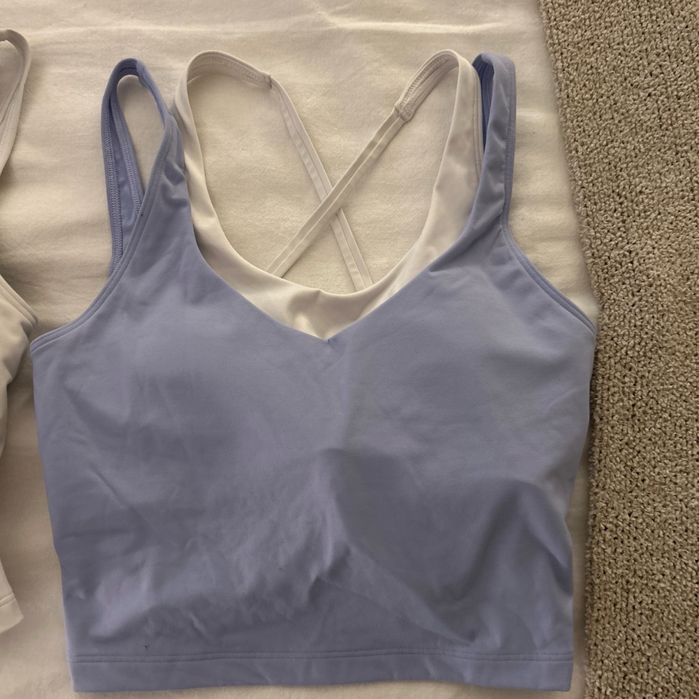 Gilly Hicks Lavender Cross-Back Sports Bra